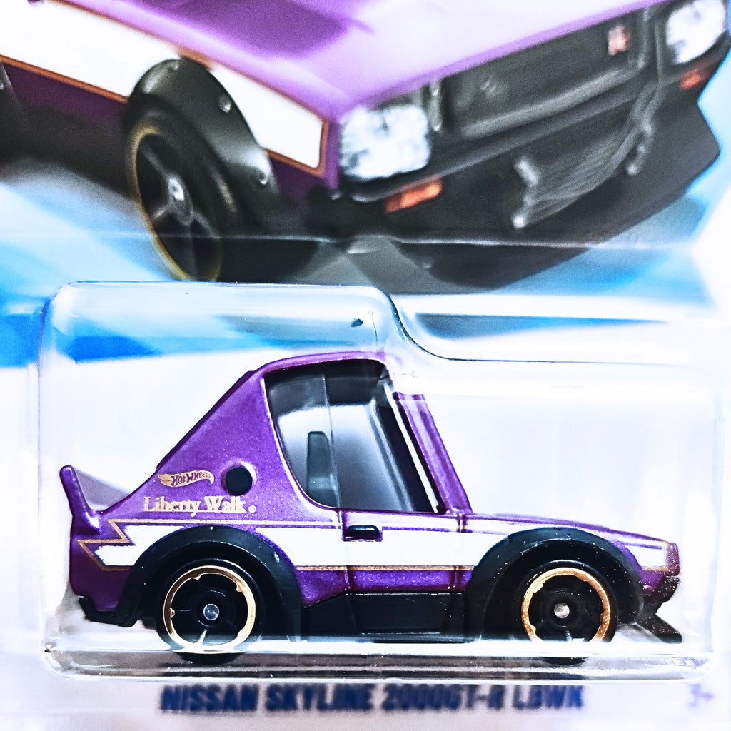 Hot Wheels HW J-IMPORTS | Nissan Skyline 2000GT-R LBWK - Purple (26/250)