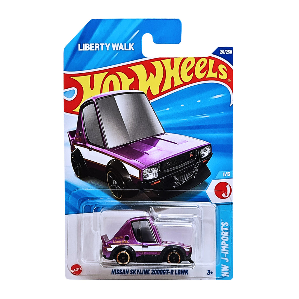 Hot Wheels HW J-IMPORTS | Nissan Skyline 2000GT-R LBWK - Purple (26/250)