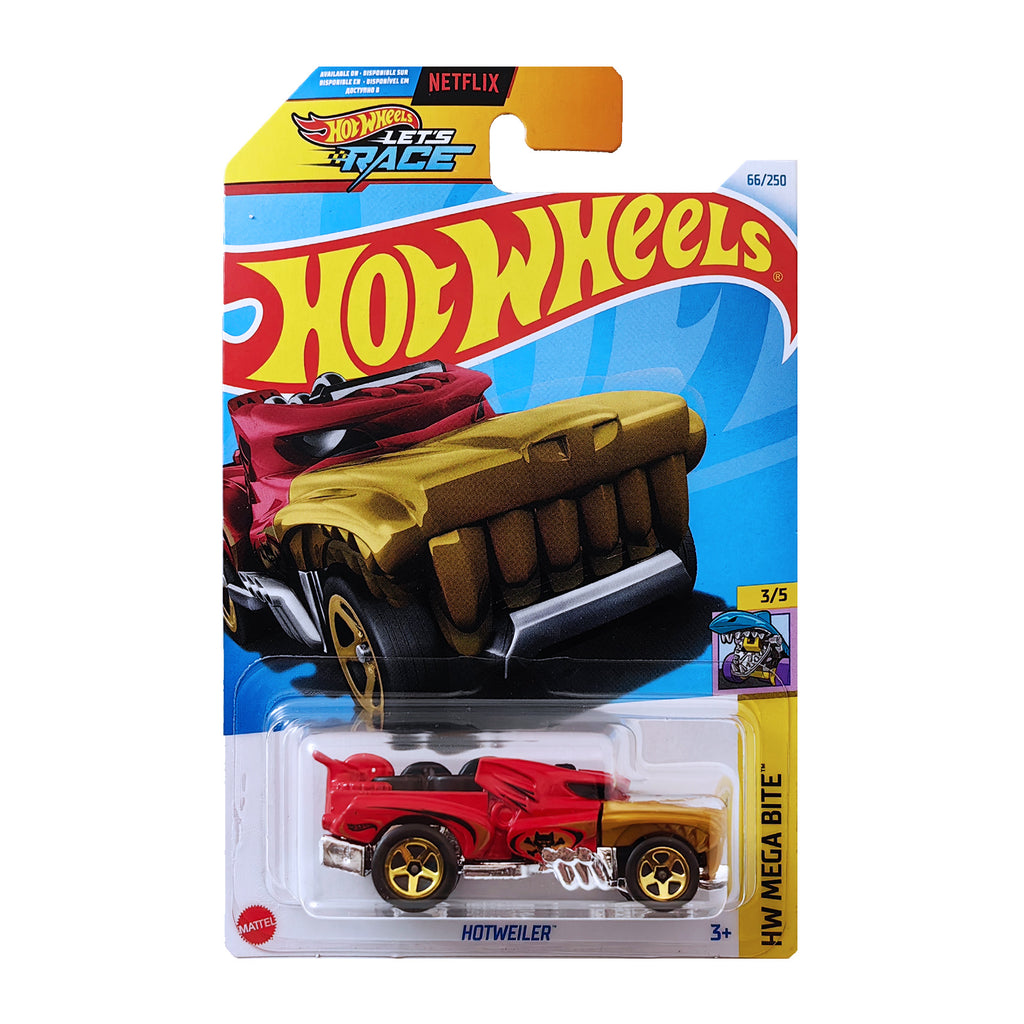 Hot Wheel HW MEGA BITE - Hotweiler - Red