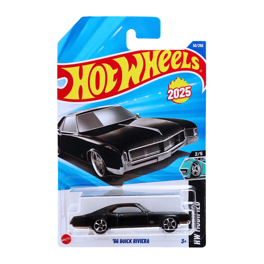 Hot Wheels HW MODIFIED | '66 Buick Riviera - Black (50/250)