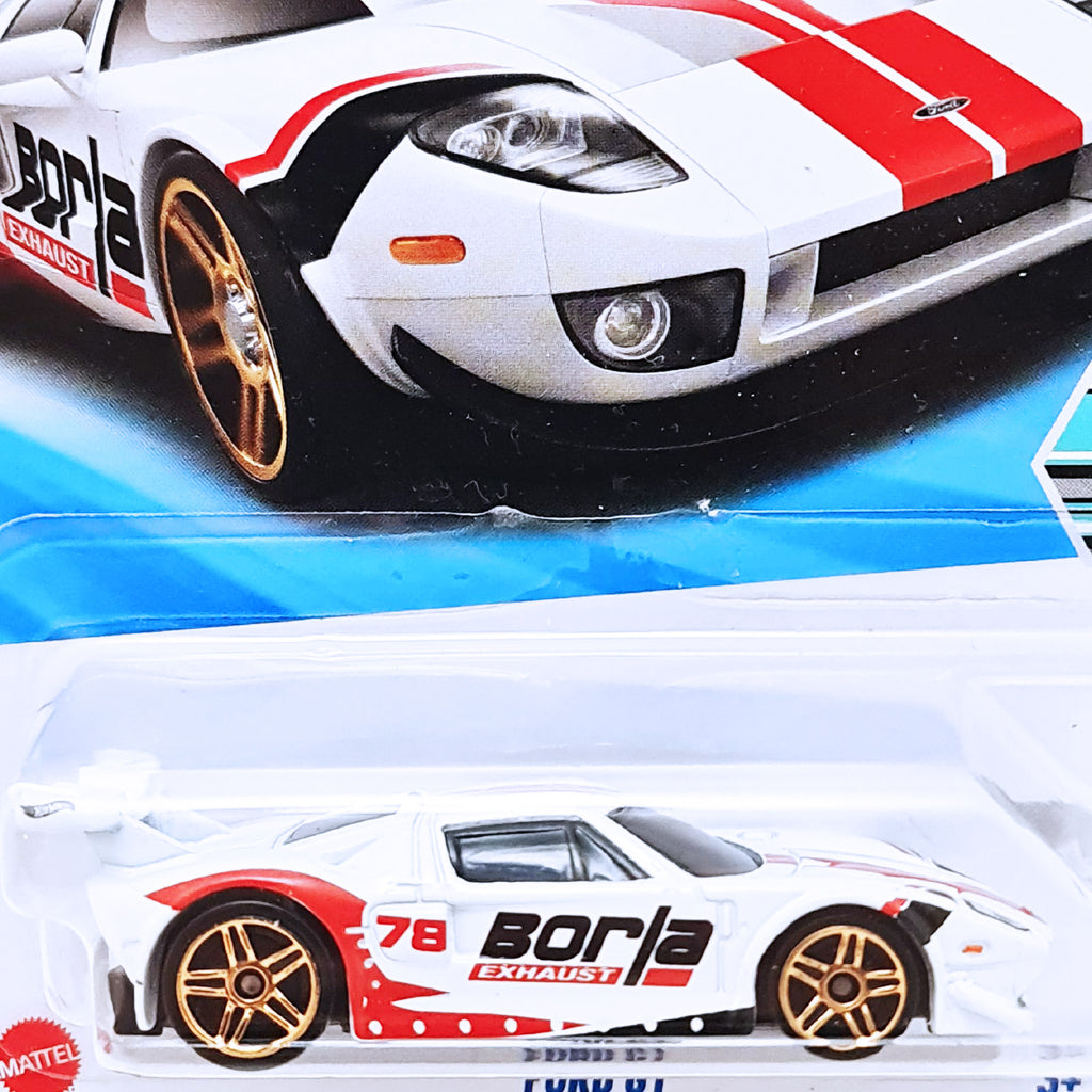 Hot Wheels HW MODIFIED | Ford GT - White.Red (159/250)