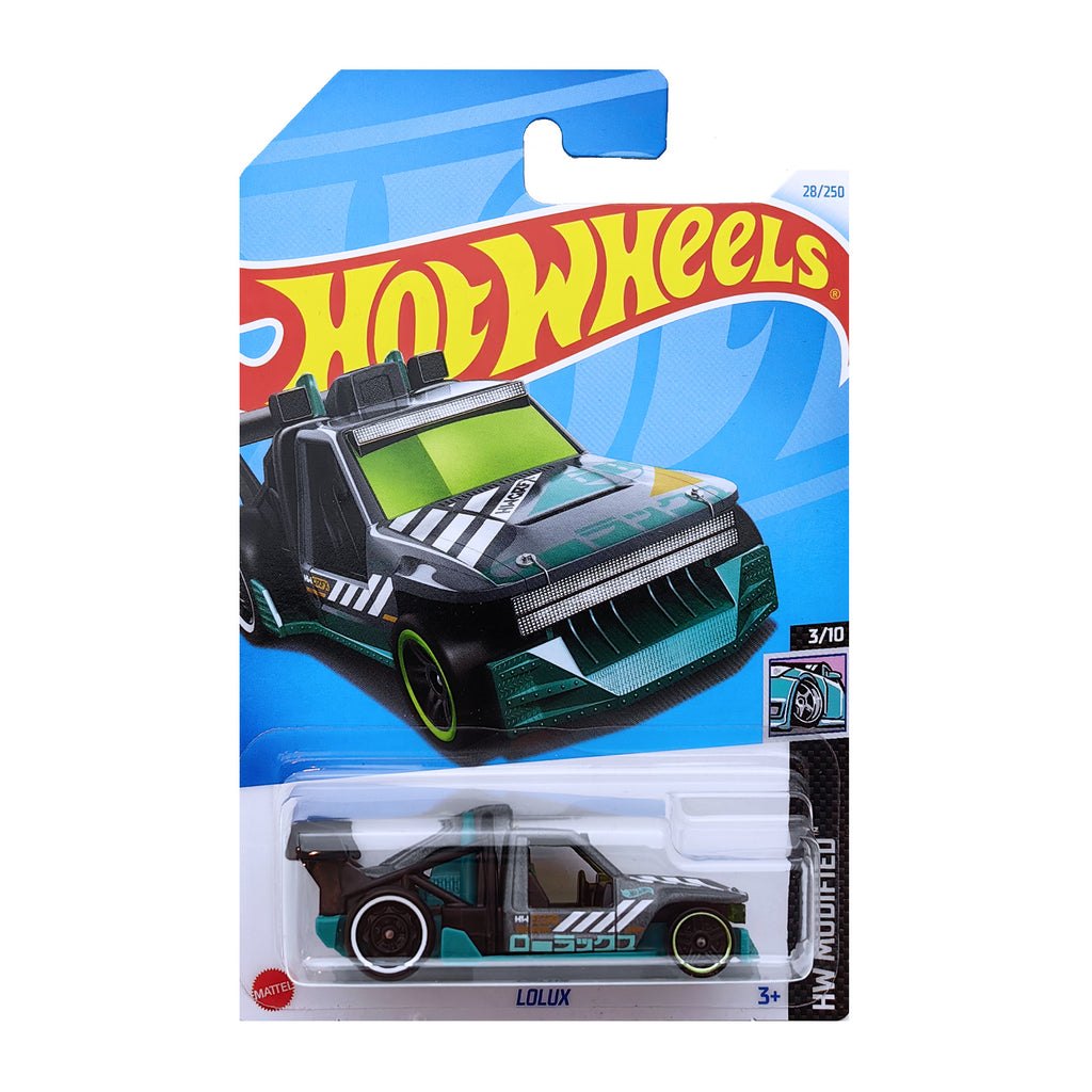 Hot Wheels HW MODIFIED - Lolux - Grey.Teal
