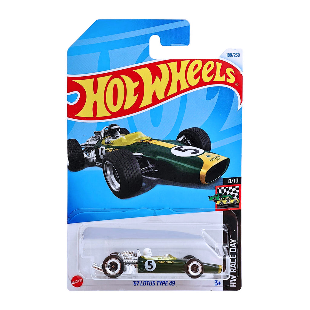 Hot Wheels HW RACE DAY | '67 Lotus Type 49 - Green (188/250)