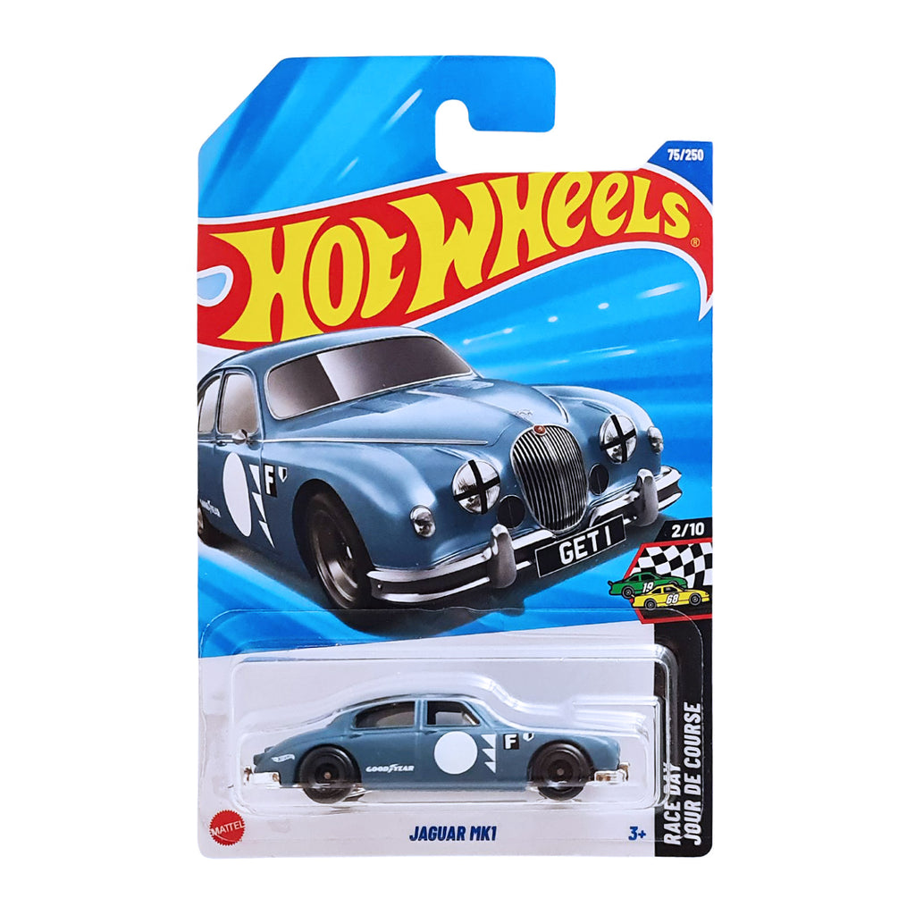 Hot Wheels RACE DAY | Jaguar MK1 - BlueGrey (75/250)