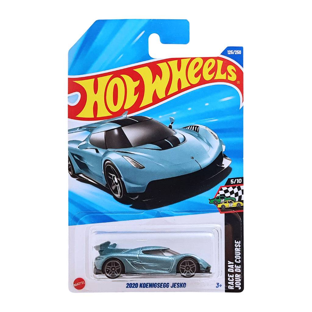 Hot Wheels RACE DAY | 2020 Koenigsegg Jesko - Metallic Blue (125/250)