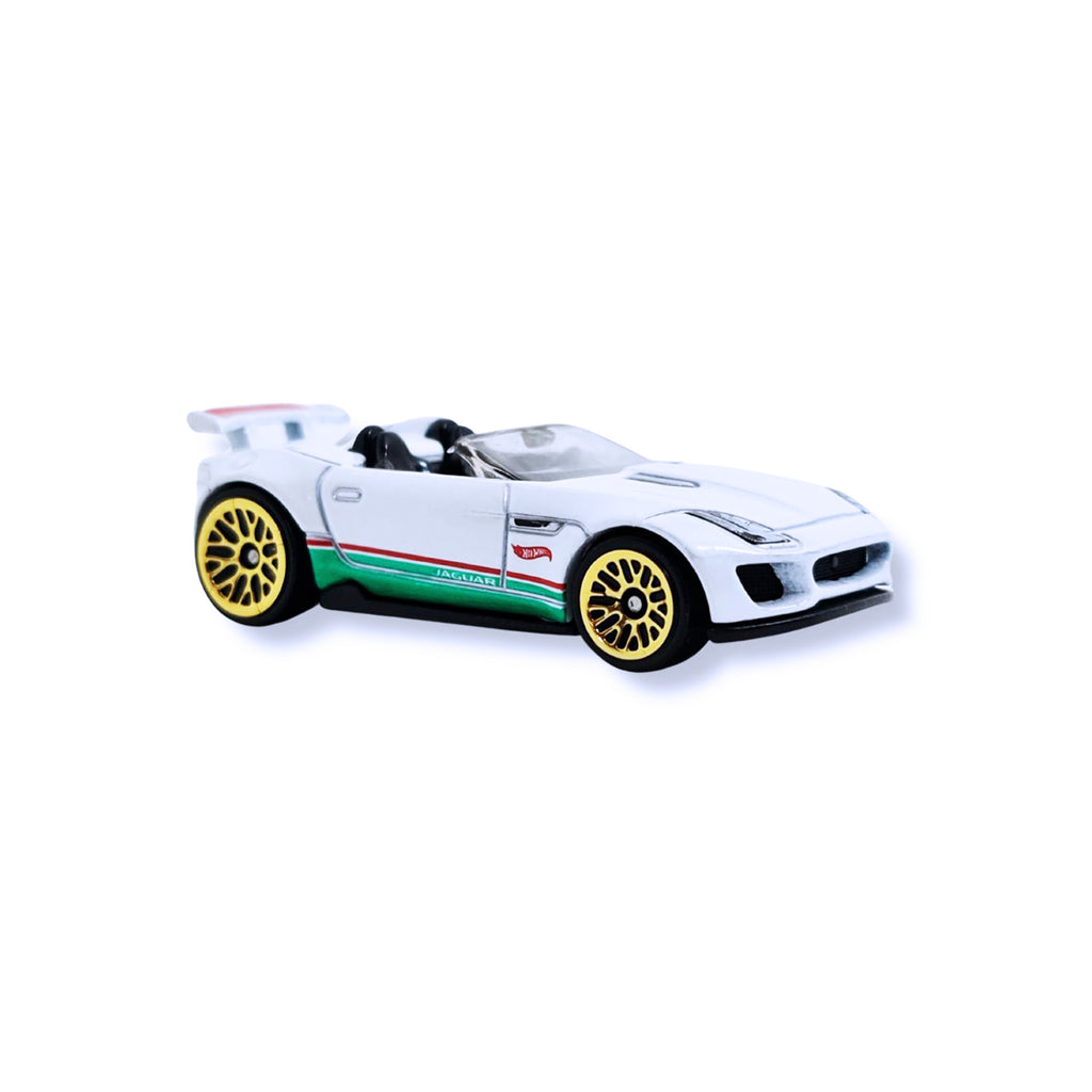 Hot Wheels HW ROADSTERS | '15 Jaguar F-Type Project 7 - White.Green (116/250)