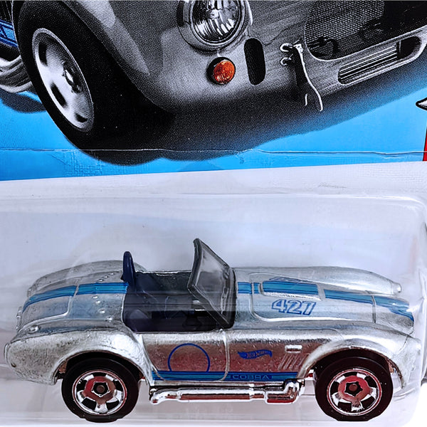 Hot Wheels – Shelby Cobra 427 S/C – HW Rolling Metal 1/5 – édition 2024 – Carte Courte – CS Design – 1:64
