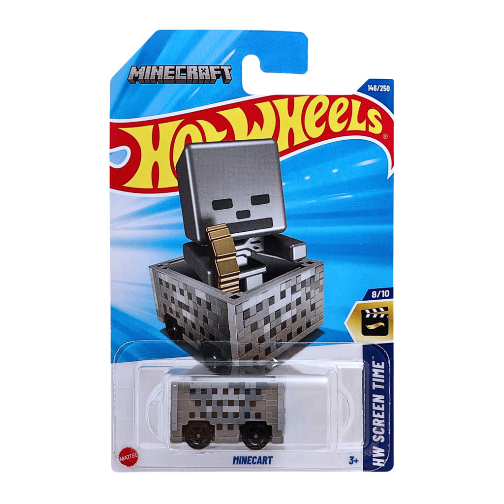 Hot Wheels HW Screen Time Series | Minecart - Grey(V2) (146/250)