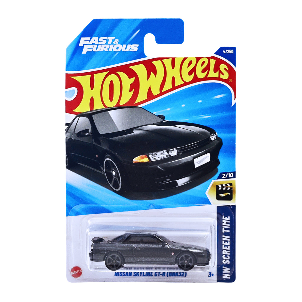 Hot Wheels HW SCREEN TIME | Nissan Skyline GT-R (BNR32) - Black (4/250)