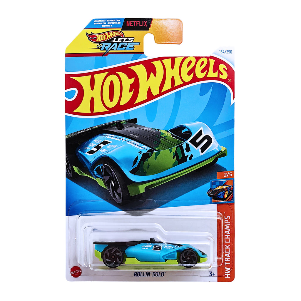 Hot Wheels HW TRACK CHAMP | Rollin' Solo - Baby Blue (154/250)
