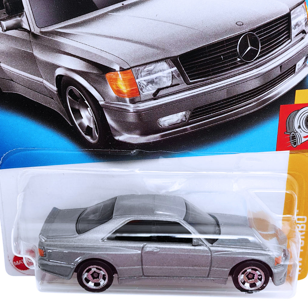 Hot Wheels HW TURBO | '89 Mercedes-Benz 560 Sec AMG - Silver (150/250)