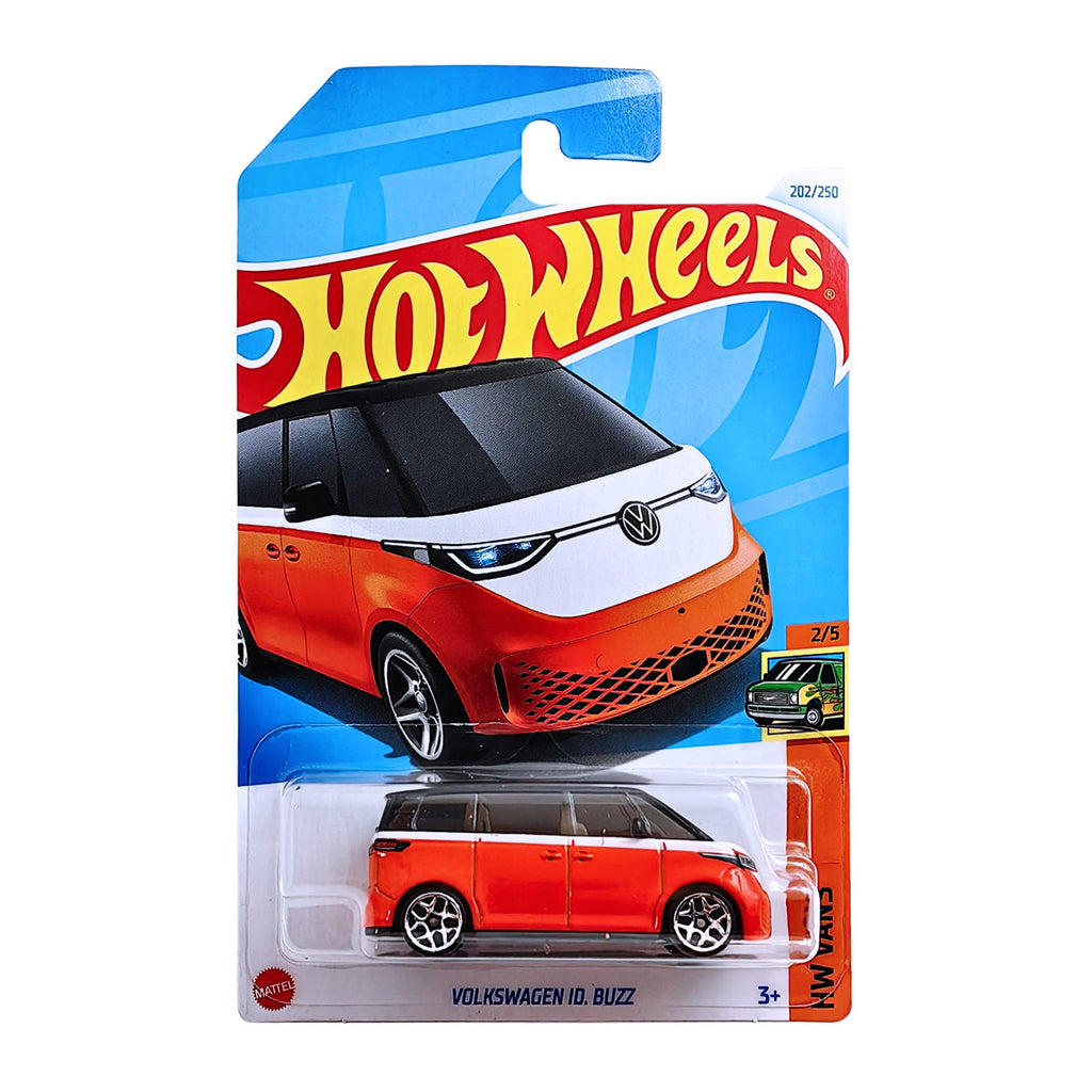 Hot Wheels HW VANS | Volkswagen ID. Buzz - Orange.Black (202/250)