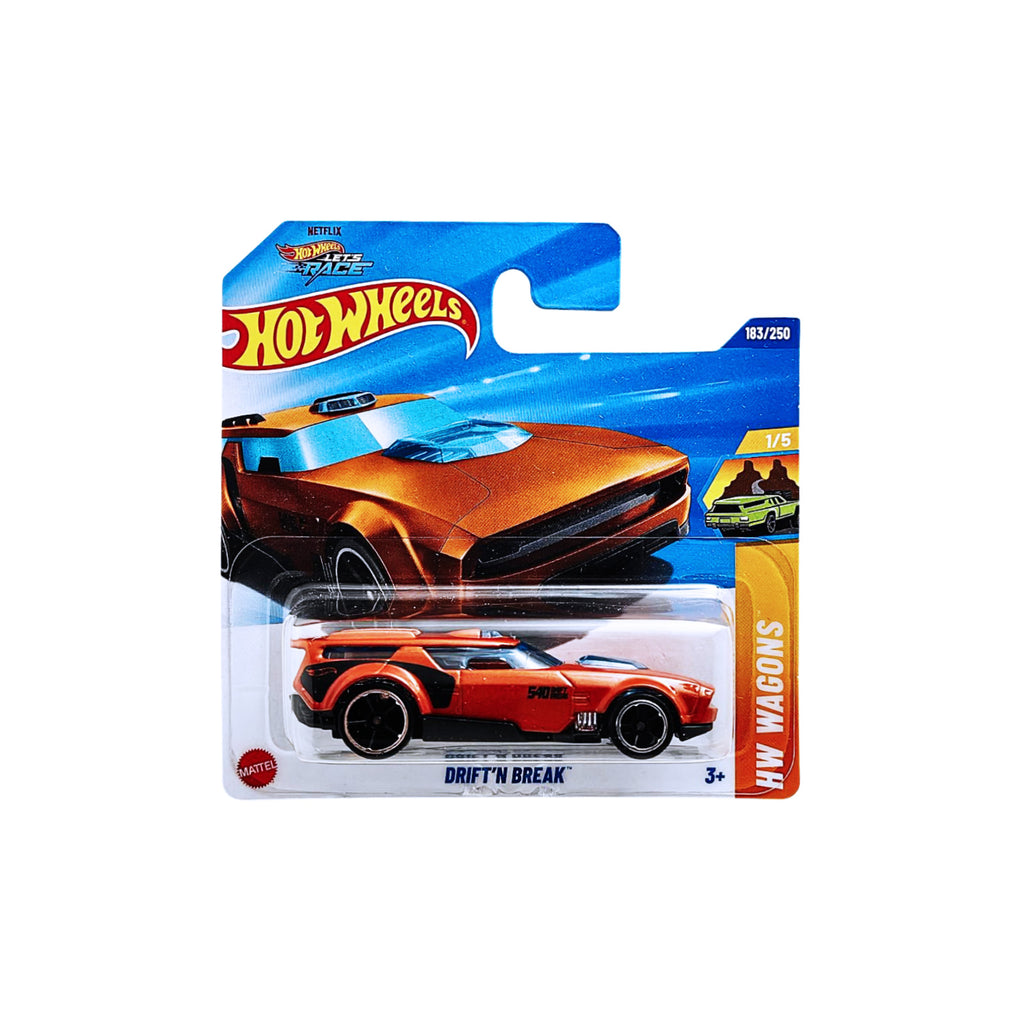 Hot Wheels HW WAGONS | Drift'n Break - Orange (183/250) Short Card