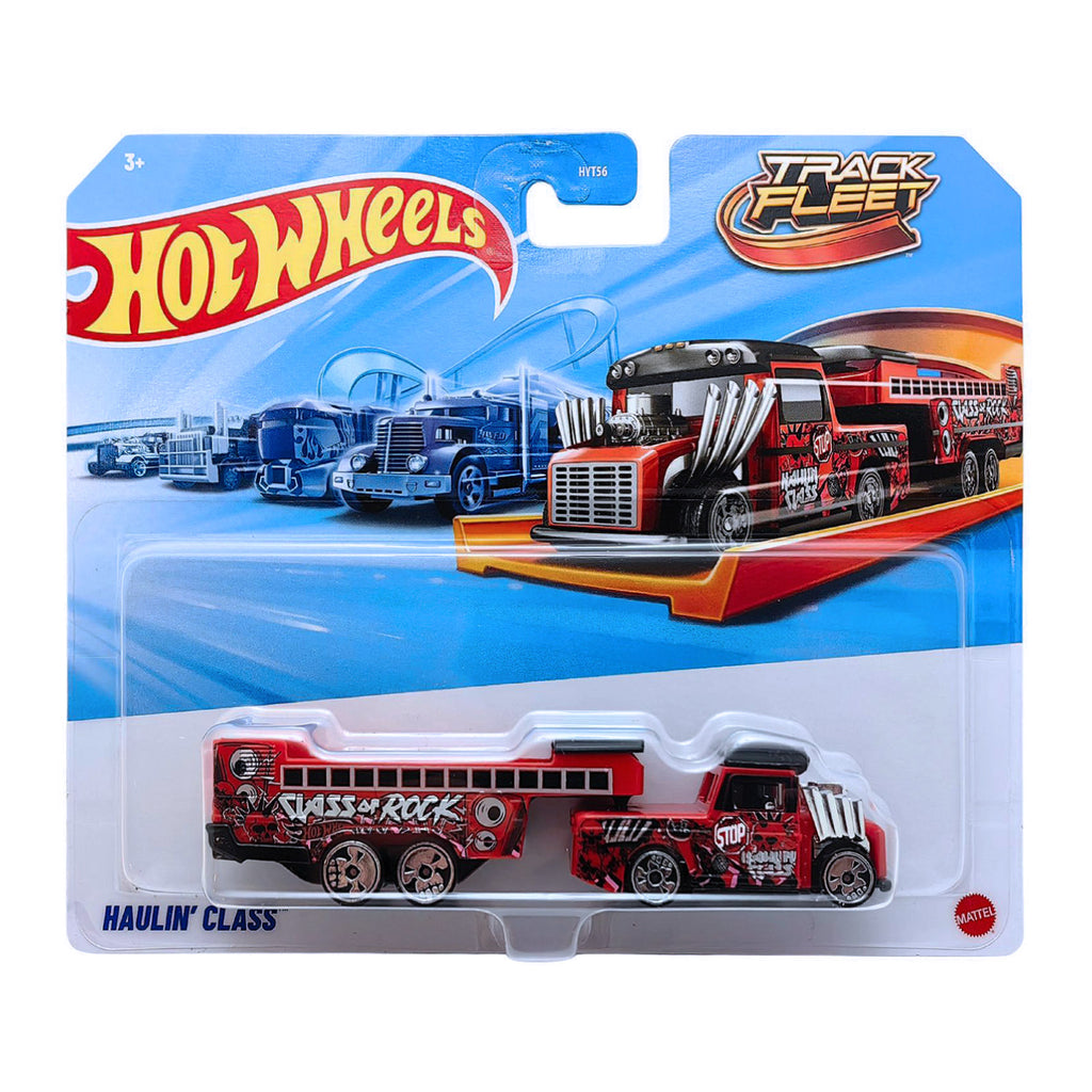 Hot Wheels TRACK FLEET | Haulin' Class - Red