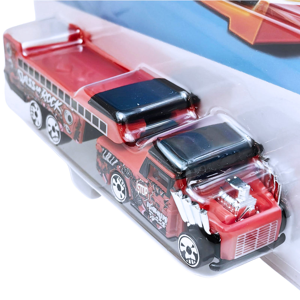 Hot Wheels TRACK FLEET | Haulin' Class - Red