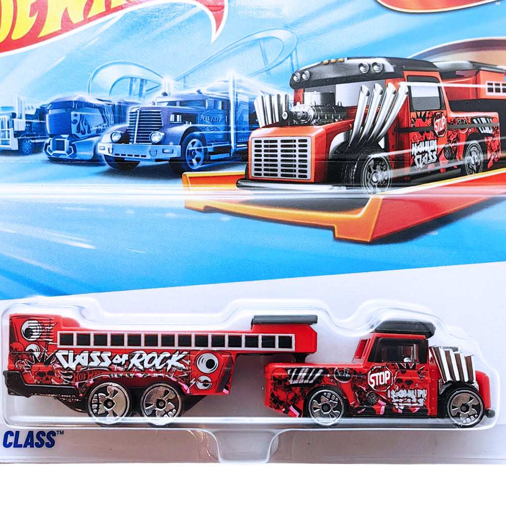 Hot Wheels TRACK FLEET | Haulin' Class - Red