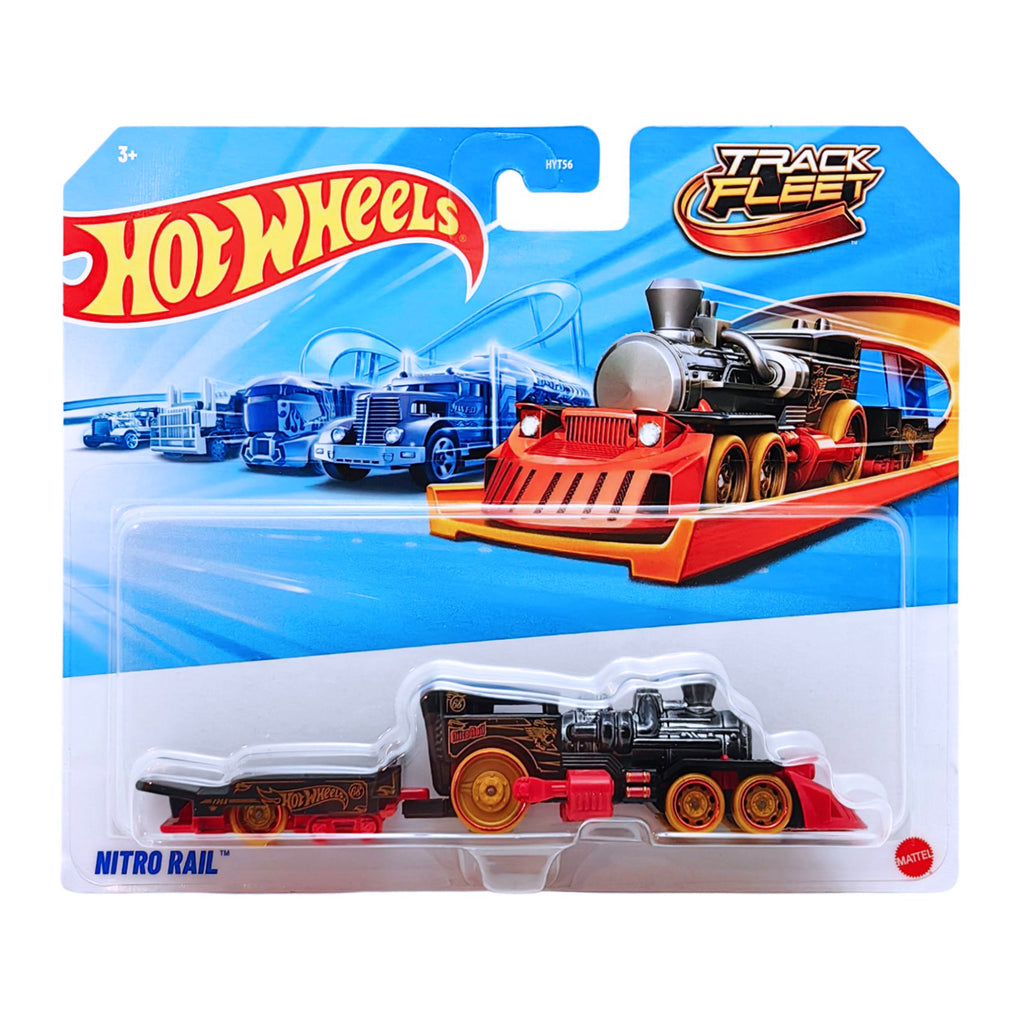 Hot Wheels TRACK FLEET | Nitro Rail - Black.Red
