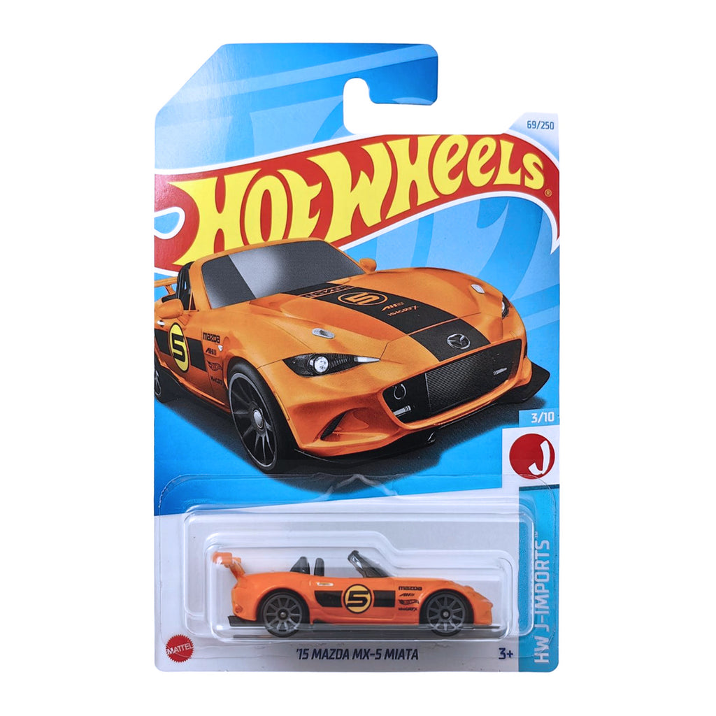 Hot Wheel HW J-IMPORTS - '15 Mazda MX-5 Miata - Orange
