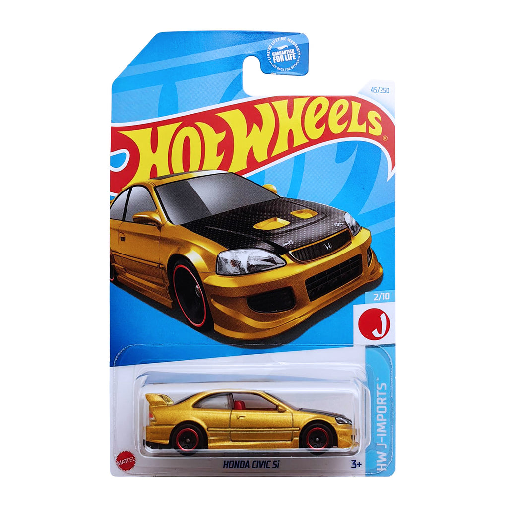 Hot Wheels HW J-IMPORTS - Honda Civic Si - Gold US Card