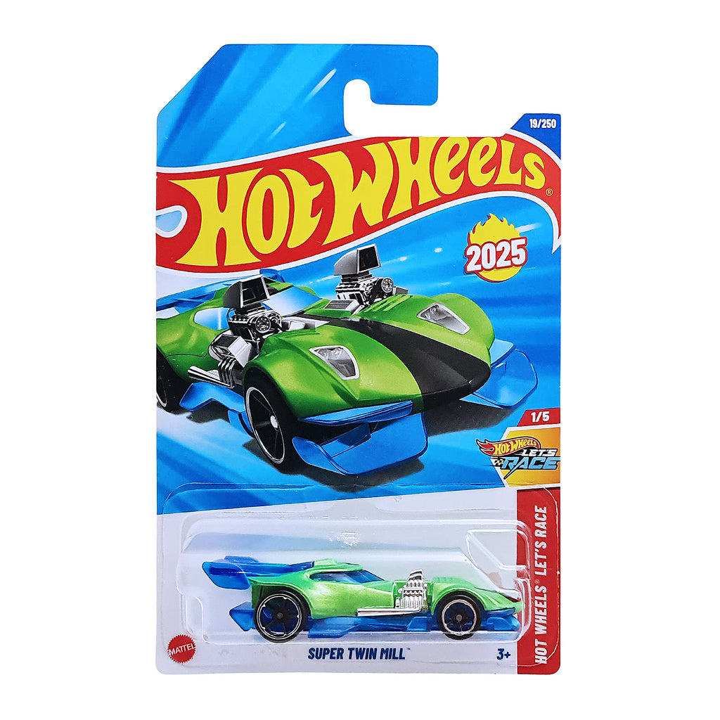 Hot Wheels LET'S RACE | Super Twin Mill - Green (19/250)