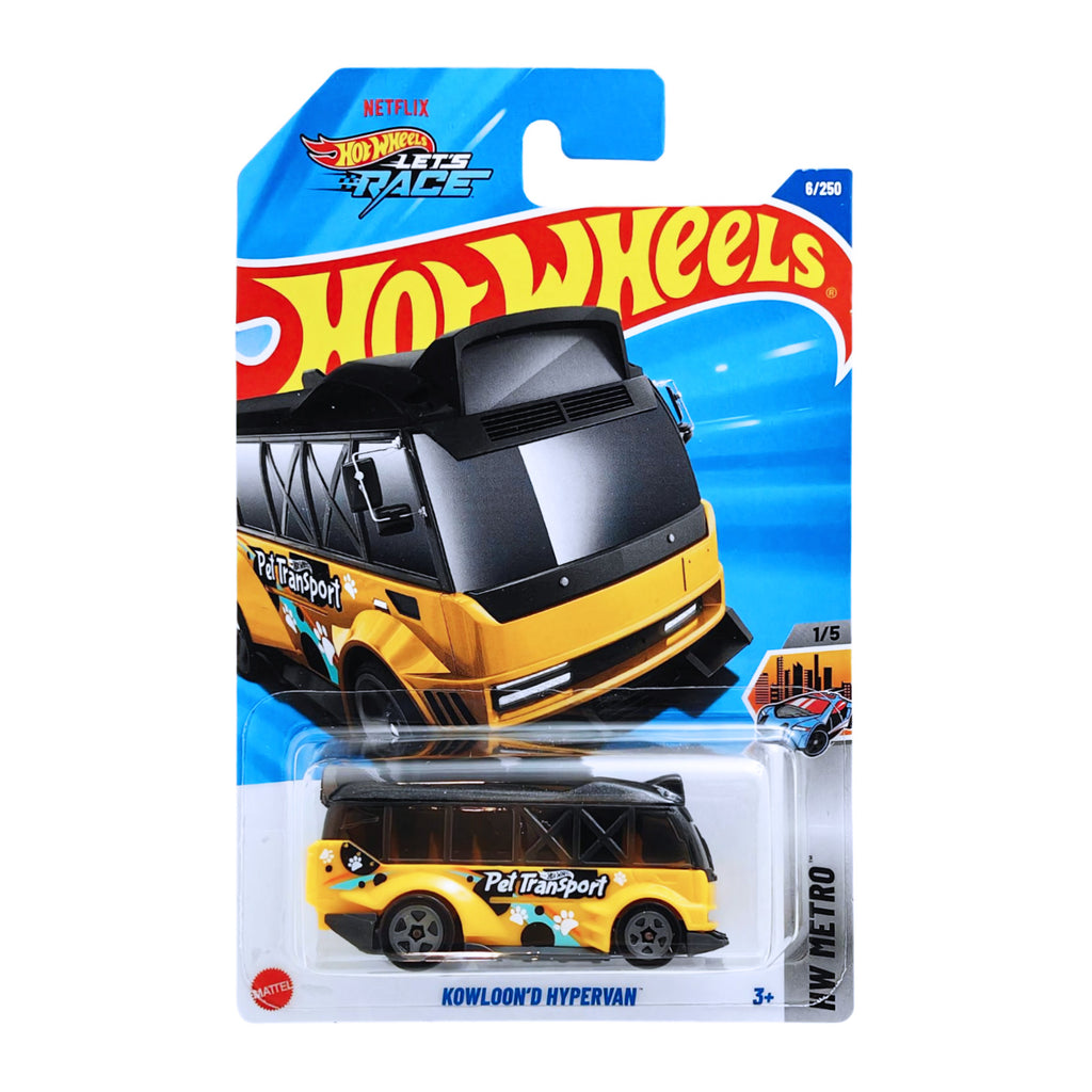 Hot Wheels HW METRO | Kowloon'd Hypervan - Yellow (6/250)