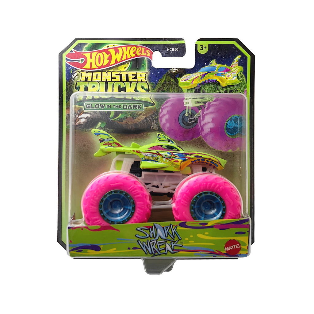 Hot Wheels Monster Trucks Glow in the Dark 1:64 - Shark Wreck