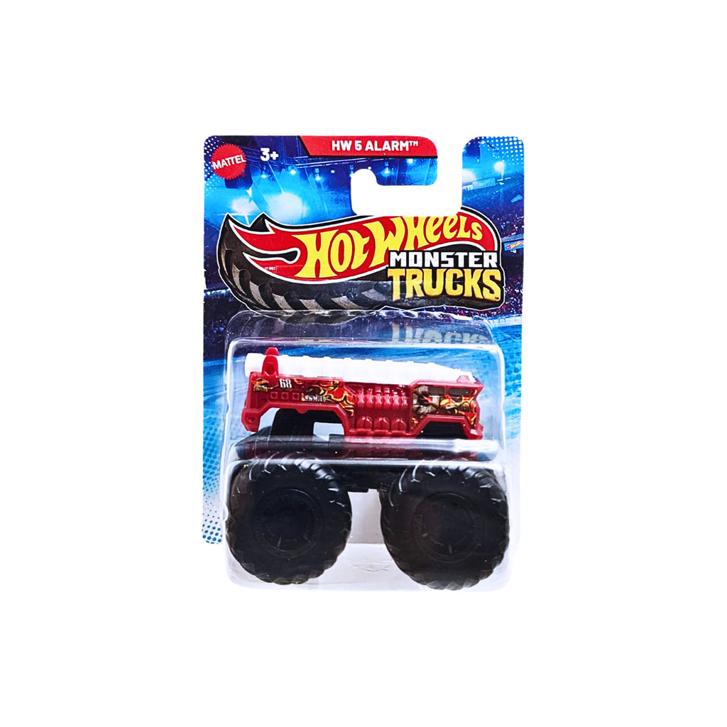 Hot Wheels Mini Monster Trucks 1:70 - HW 5 Alarm - Red (V2)