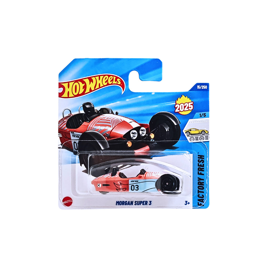 Hot Wheels FACTORY FRESH | Morgan Super 3 - Orange (15/250) Short Card