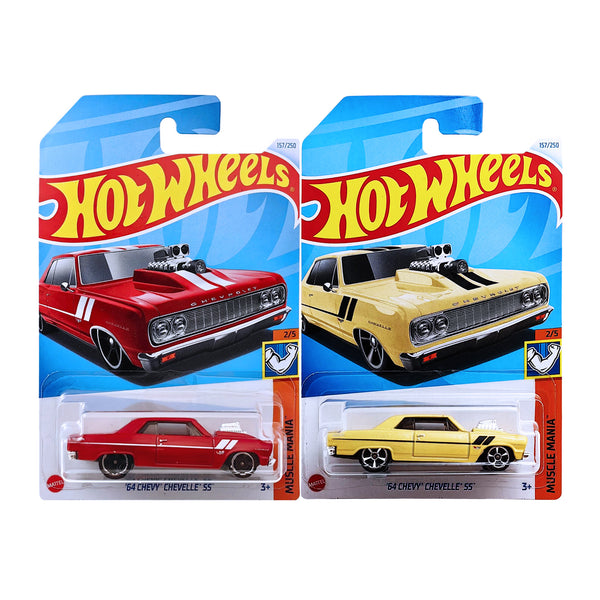 Hot Wheels MUSCLE MANIA - '64 Chevy Chevelle SS – 1 Station Hub