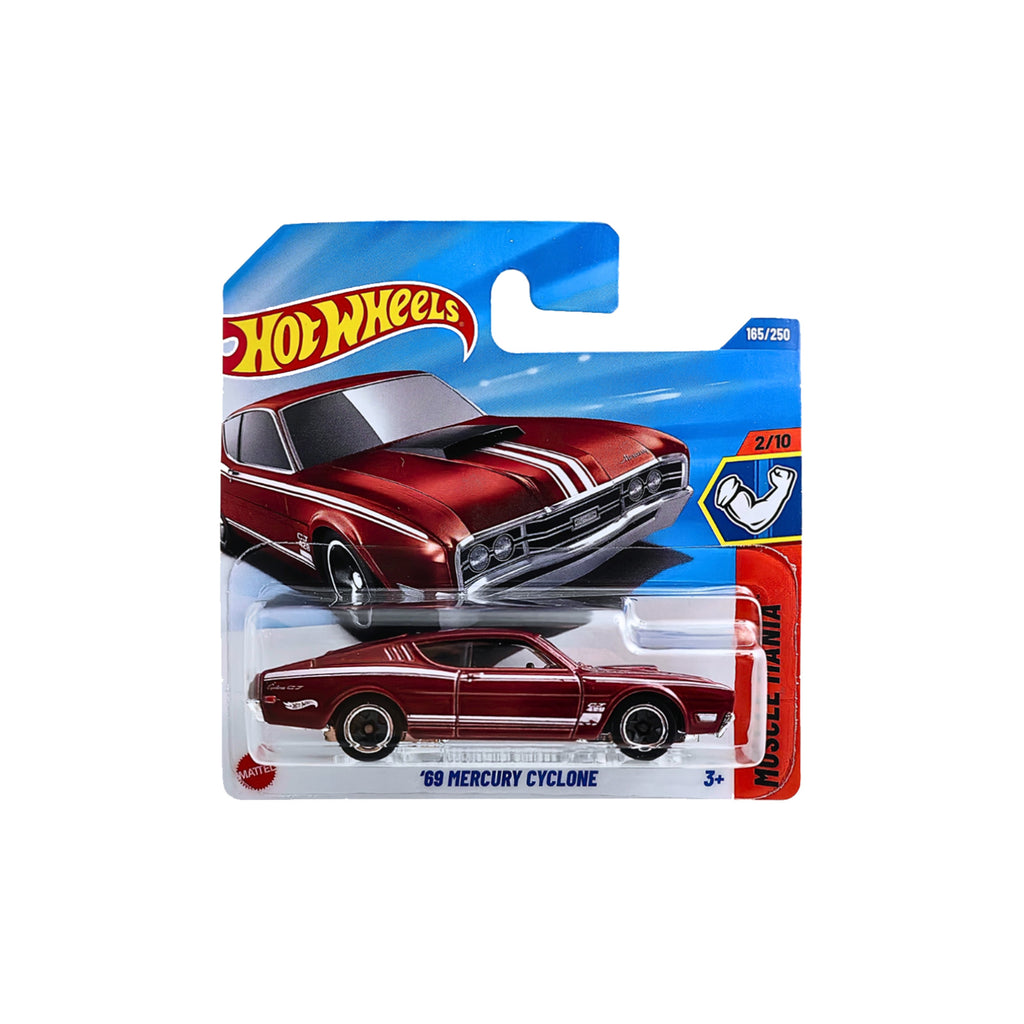 Hot Wheels MUSCLE MANIA | '69 Mercury Cyclone - Red (165/250) Short Card