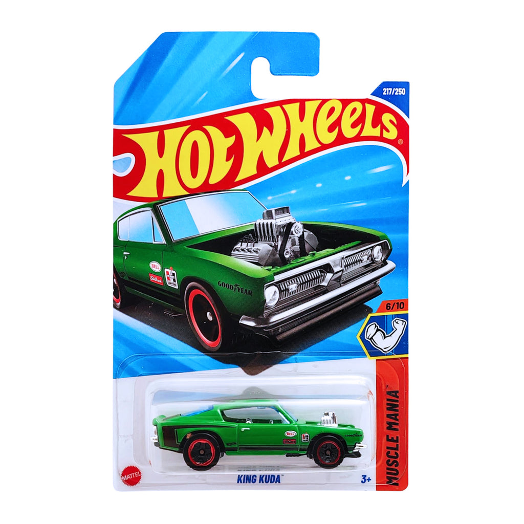 Hot Wheels MUSCLE MANIA | King Kuda - Green (217/250)