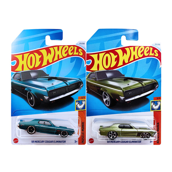 Hot Wheels - Muscle Mania - '69 Mercury Cougar Eliminator - Édition Limitée 171/250