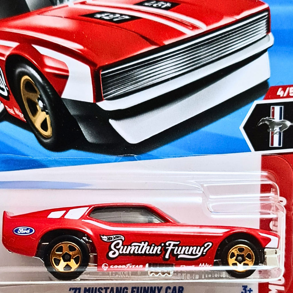 Hot Wheels MUSTANG 60 | '71 Mustang Funny Car - Red (175/250)