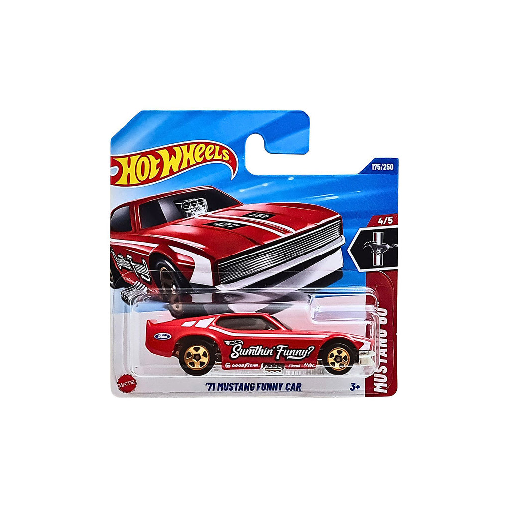 Hot Wheels MUSTANG 60 | '71 Mustang Funny Car - Red (175/250) Short Card