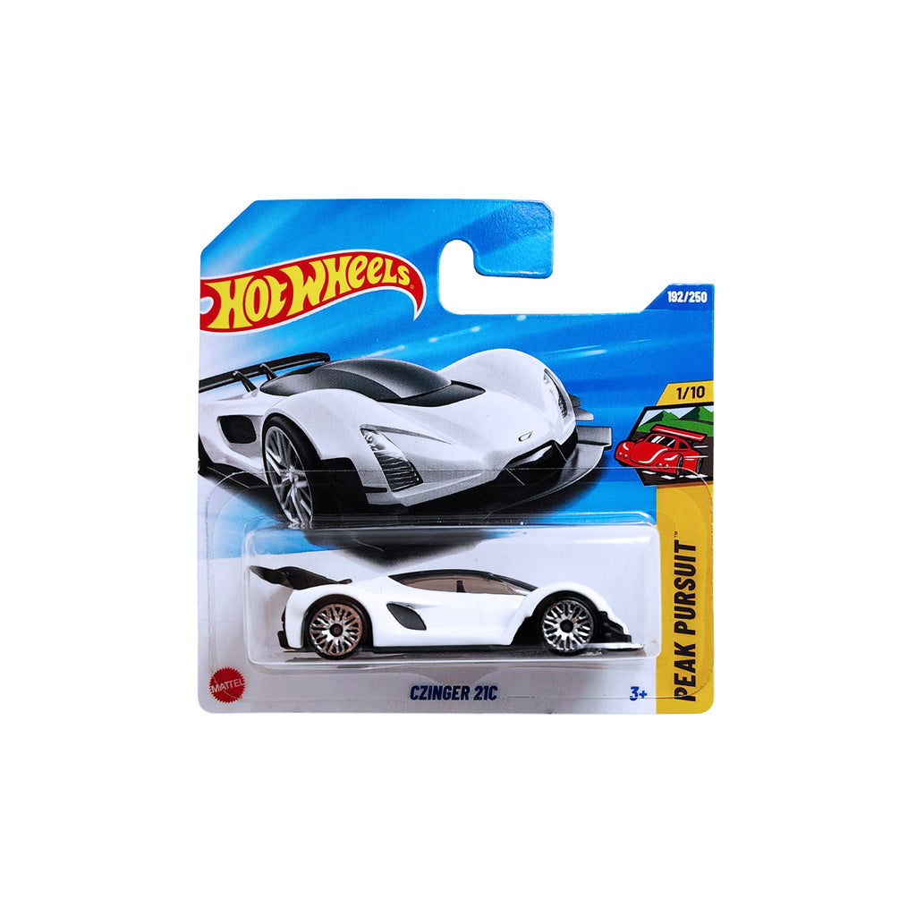 Hot Wheels PEAK PURSUIT | Czinger 21C - White (192/250) Short Card