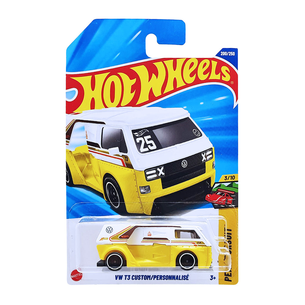 Hot Wheels PEAK PURSUIT | VW T3 Custom - White.Yellow (200/250)