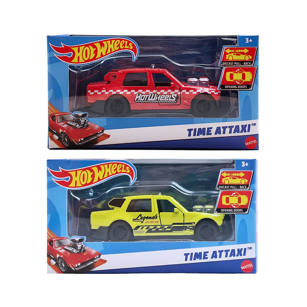 Hot Wheels Pull-Back - Time Attaxi