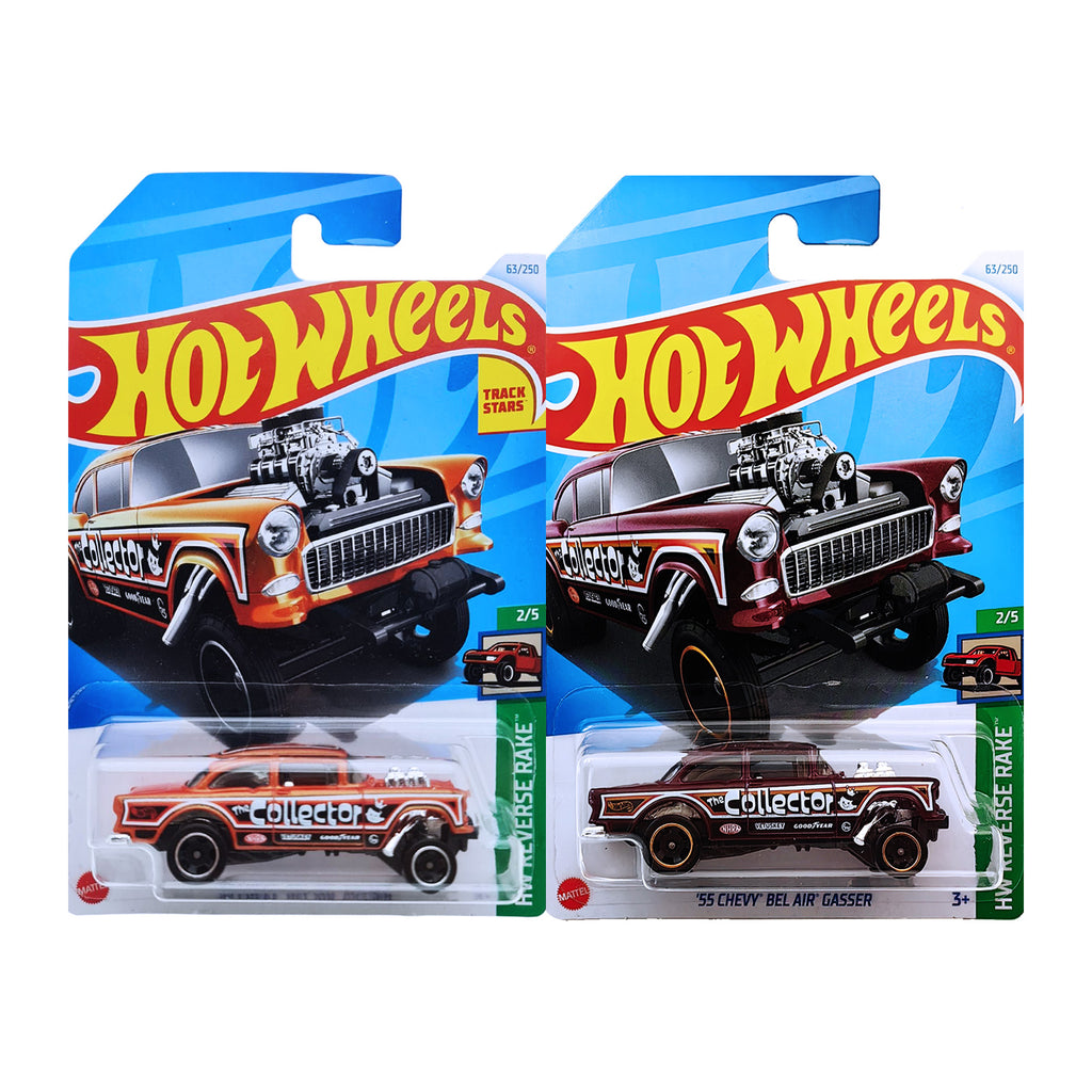 Hot Wheel HW REVERSE RAKE - '55 Chevy Bel Air Gasser