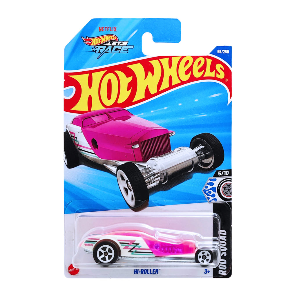 Hot Wheels ROD SQUAD | Hi-Roller - White.Pink (69/250)