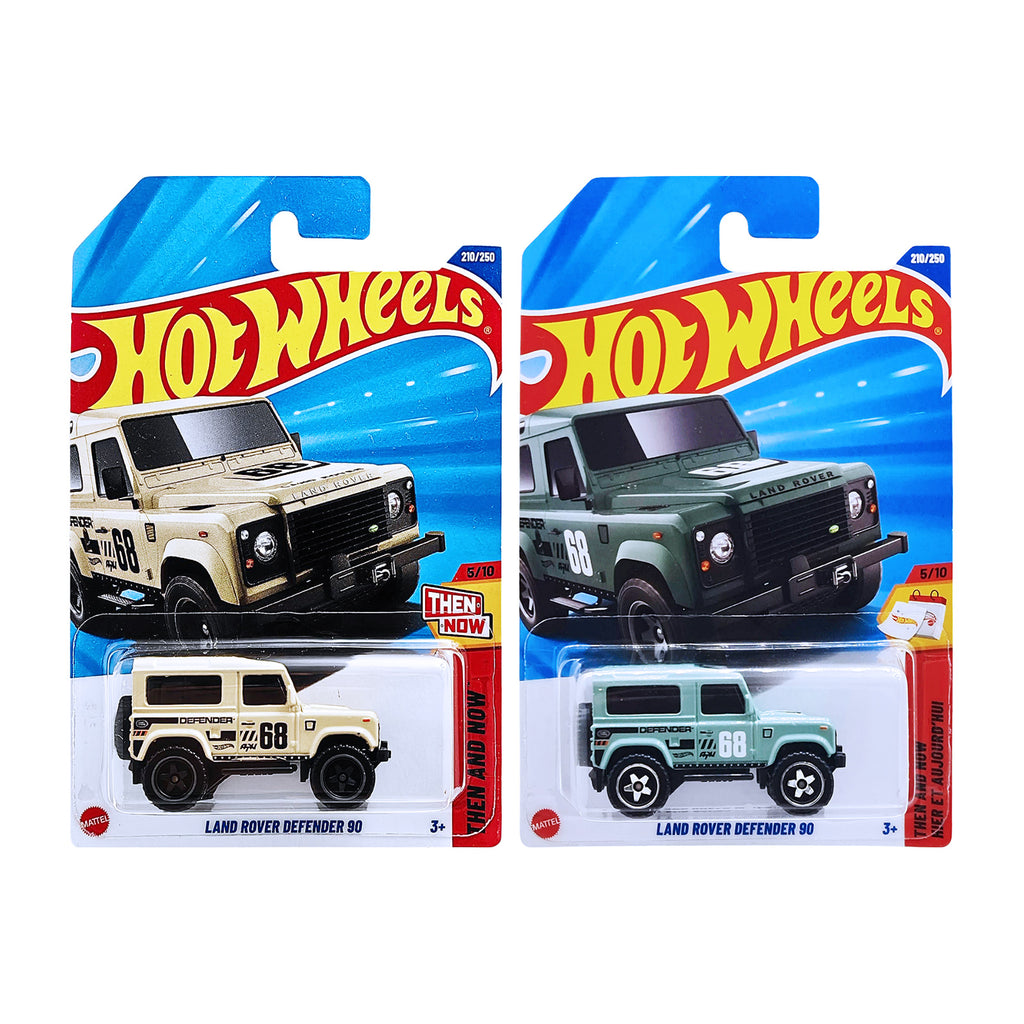 Hot Wheels THEN AND NOW - Land Rover Defender 90