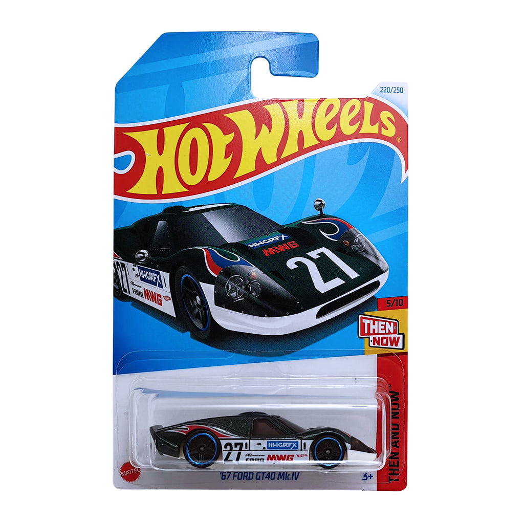 Hot Wheels THEN AND NOW | '67 Ford GT40 Mk.IV - Green (220/250)