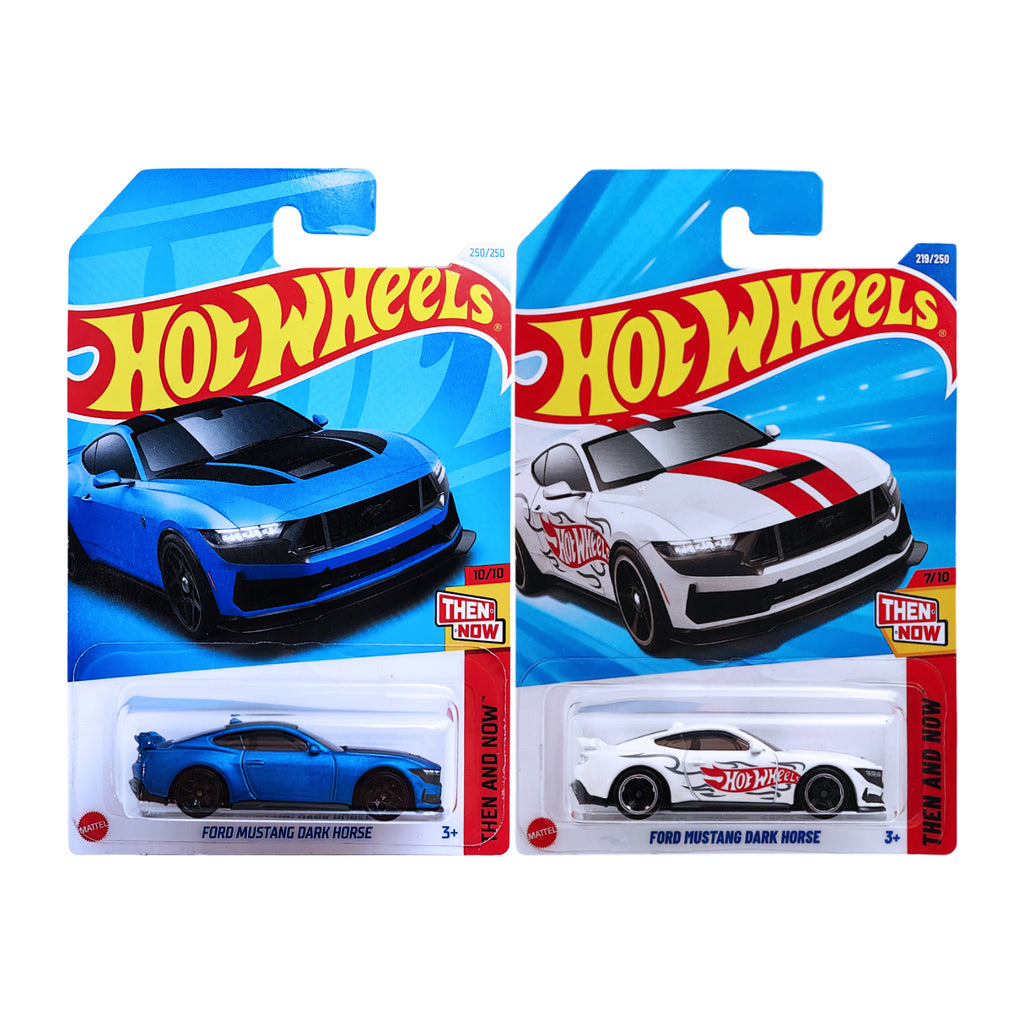 Hot Wheels THEN AND NOW - Ford Mustang Dark Horse