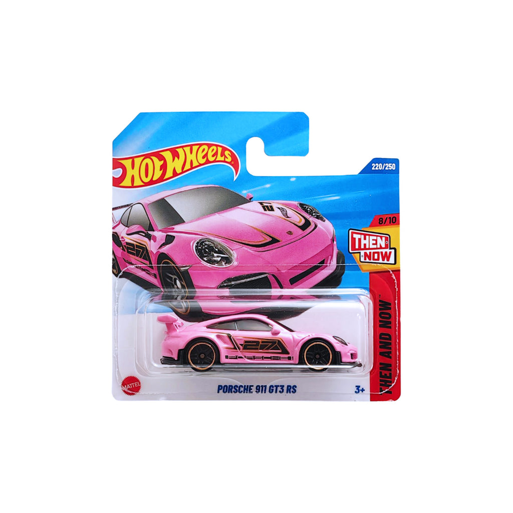 Hot Wheels THEN AND NOW | Porsche 911 GT3 RS - Pink (220/250) SHORT CARD