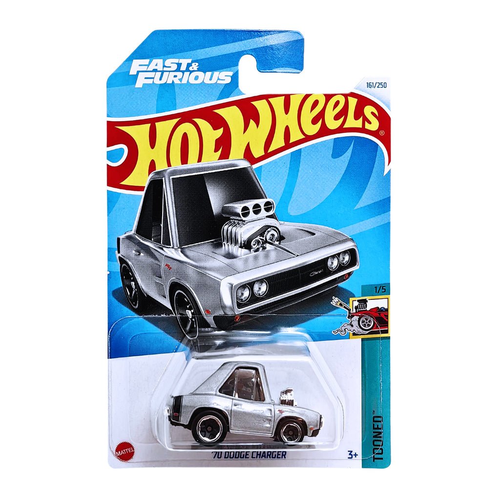 Hot Wheels Tooned | '70 Dodge Charger - Silver (161/250)