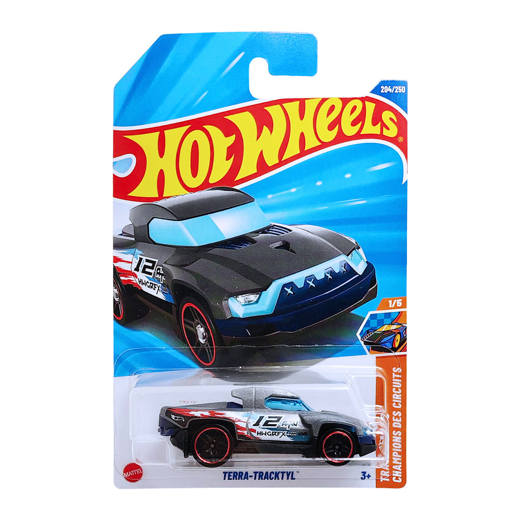 Hot Wheels Track Champs | Terra-Tracktyl - Grey (204/250)