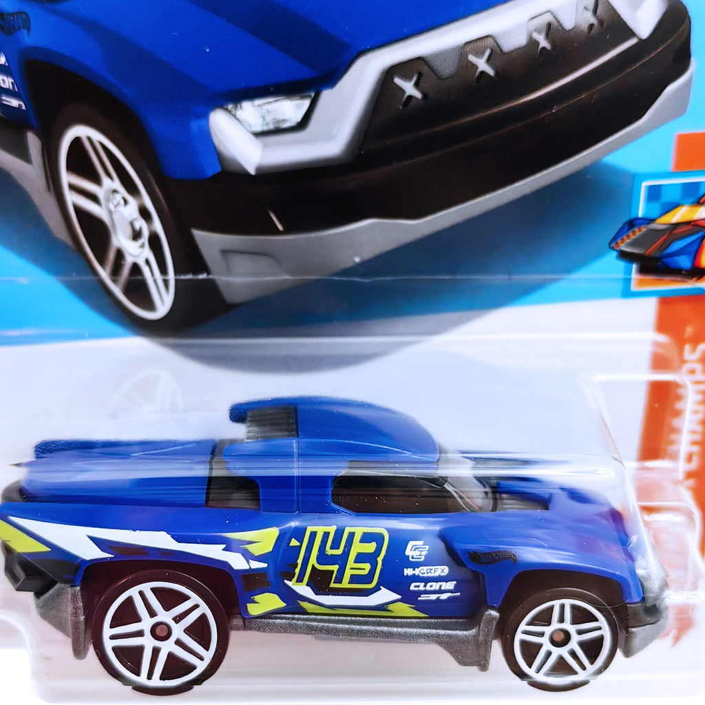 Hot Wheels HW TRACK CHAMPS | Terra-Tracktyl - Blue (131/250)