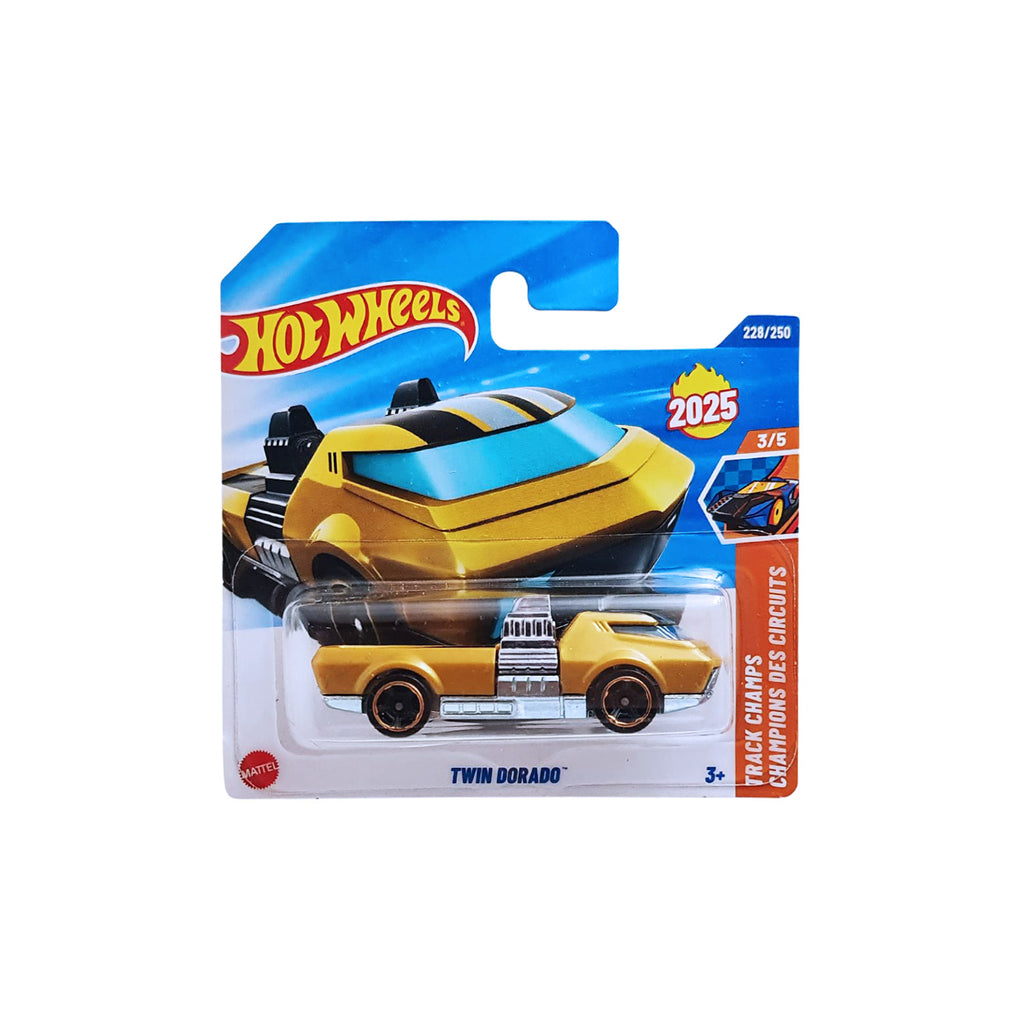 Hot Wheels TRACK CHAMPS | Twin Dorado - Gold (228/250) SHORT CARD