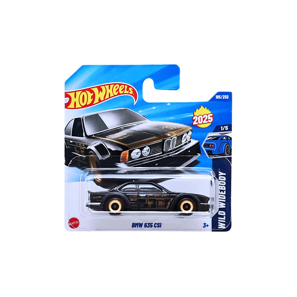 Hot Wheels WILD WIDEBODY| BMW 635 Csi - Black (185/250) short card