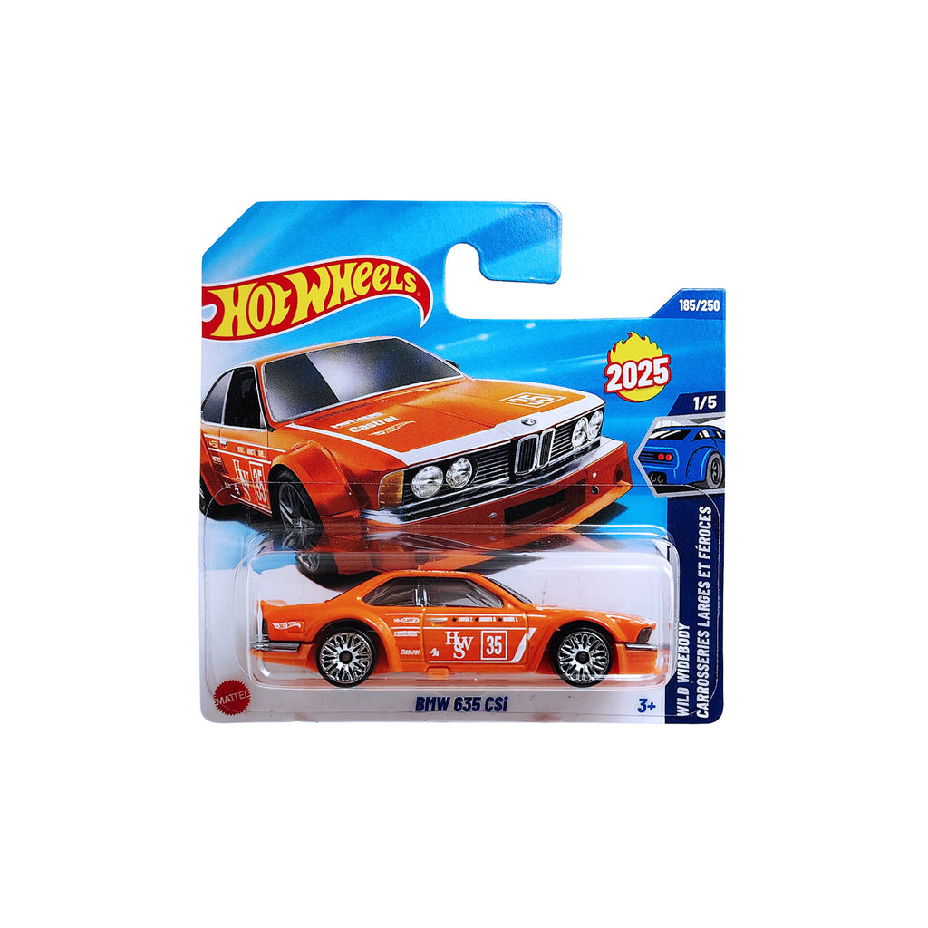 Hot Wheels WILD WIDEBODY | BMW 635 Csi - Orange (185/250) SHORT CARD