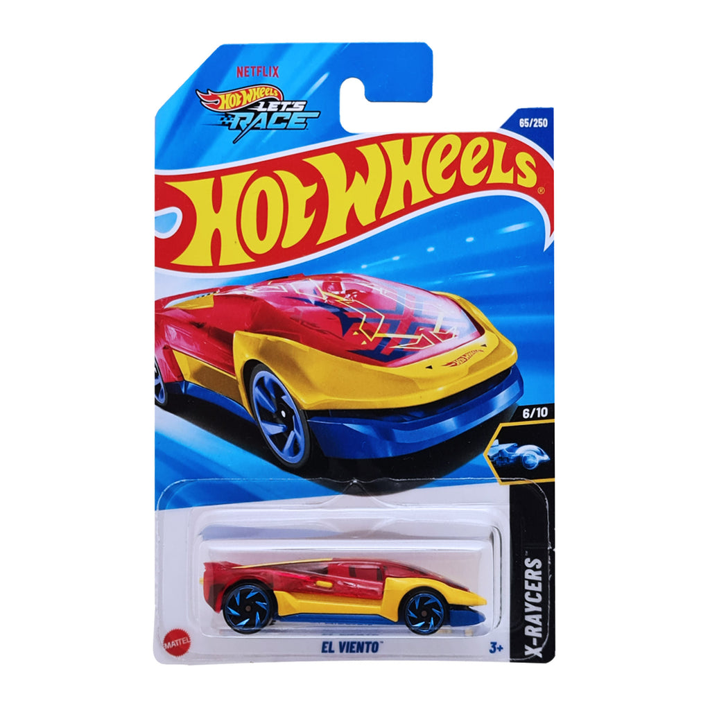 Hot Wheels X-RAYCERS | El Viento - Red.Yellow (65/250)